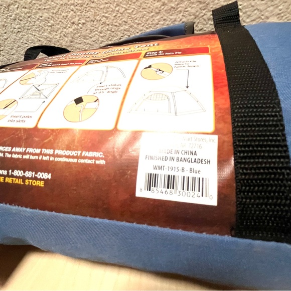 Ozark Trail Scout Junior Dome Blue Camping Tent - Picture 8 of 10